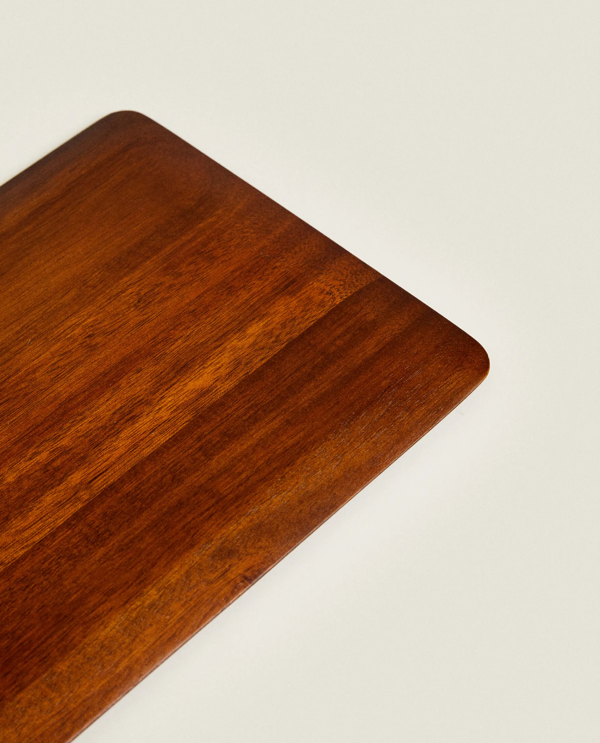 Trays & Candles*ZARA Home Large Flat Wood Tray Natural Colour