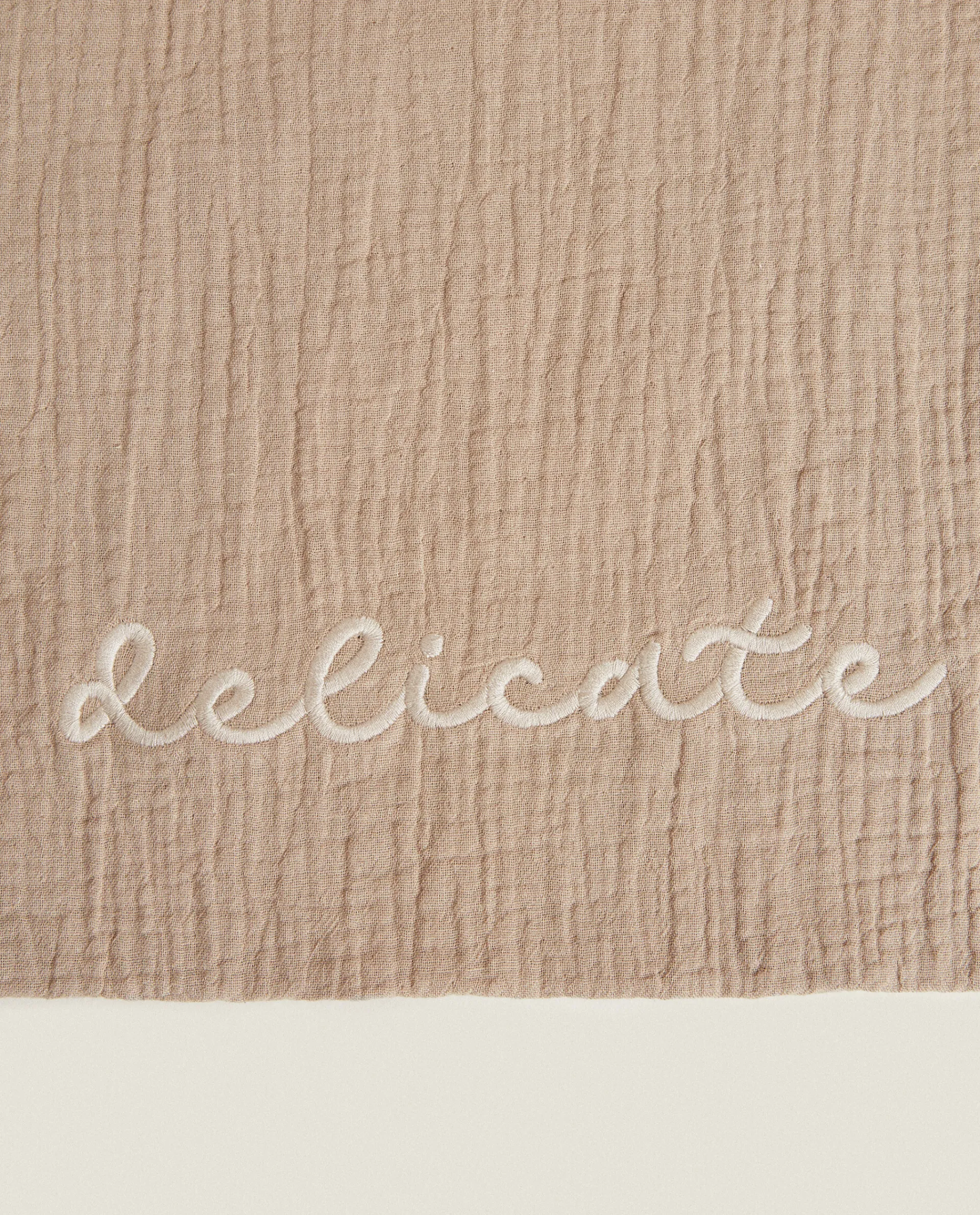 Toiletry Bags*ZARA Home Large Star Print Laundry Bag Taupe