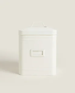 Cleaning*ZARA Home Laundry Tab Container Cream