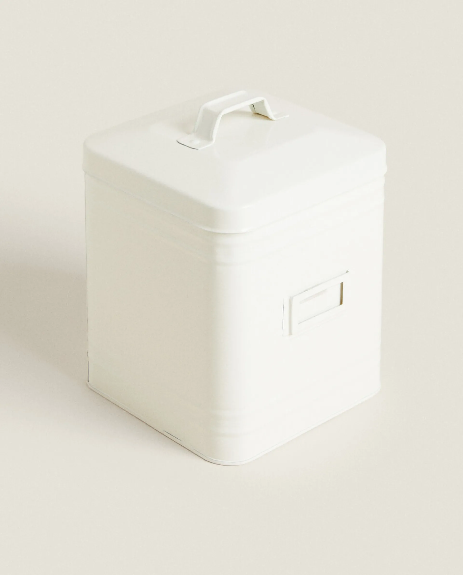 Cleaning*ZARA Home Laundry Tab Container Cream