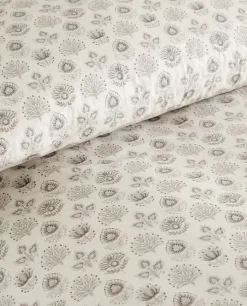 Duvet Covers*ZARA Home Leaf Print Duvet Cover Cream