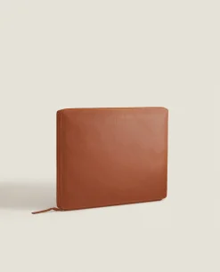Bags And Toiletry Bags*ZARA Home Leather Tablet And Document Folder 1-105
