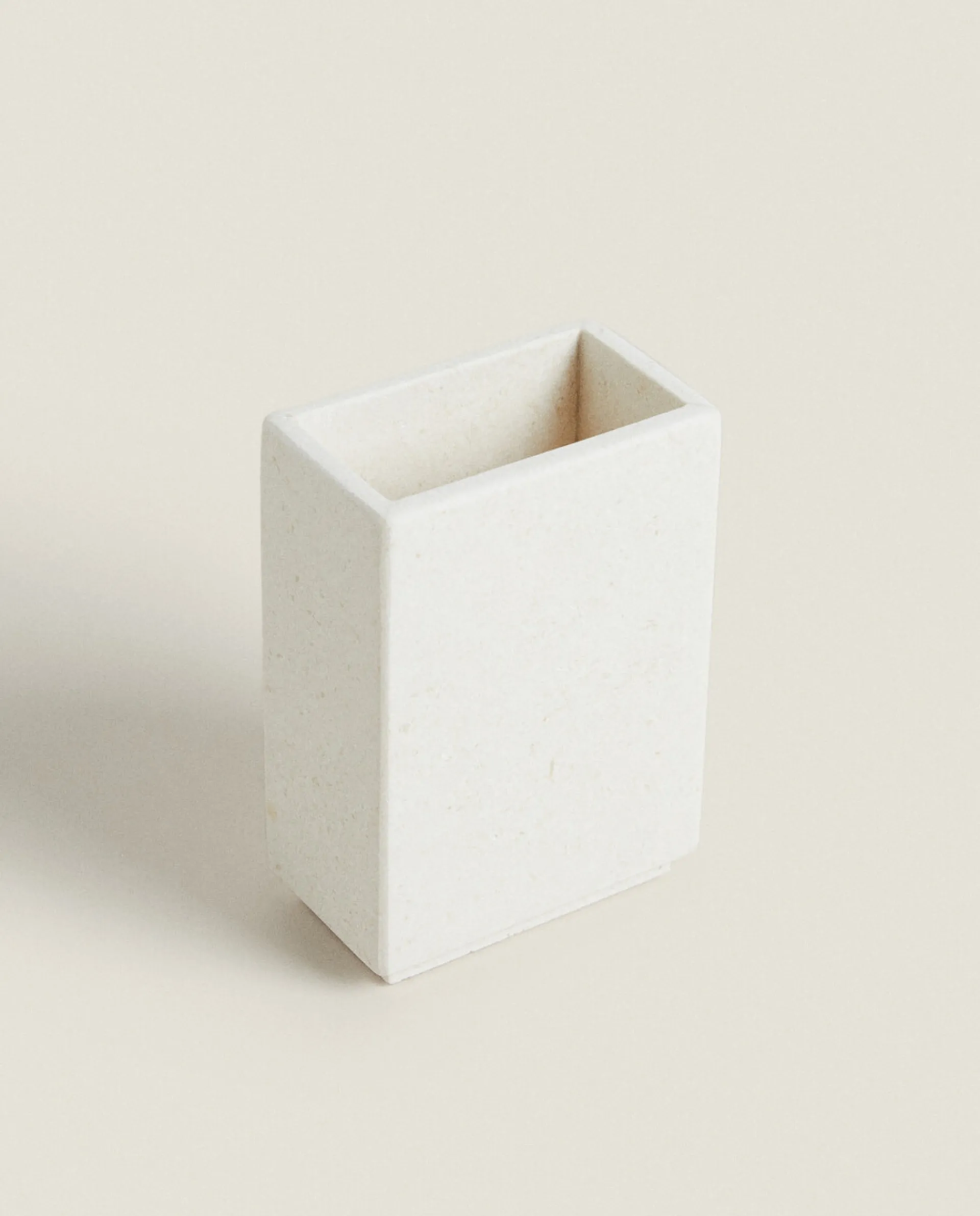 Glasses*ZARA Home Light Marble Tumbler Oyster White