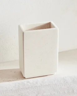 Glasses*ZARA Home Light Marble Tumbler Oyster White