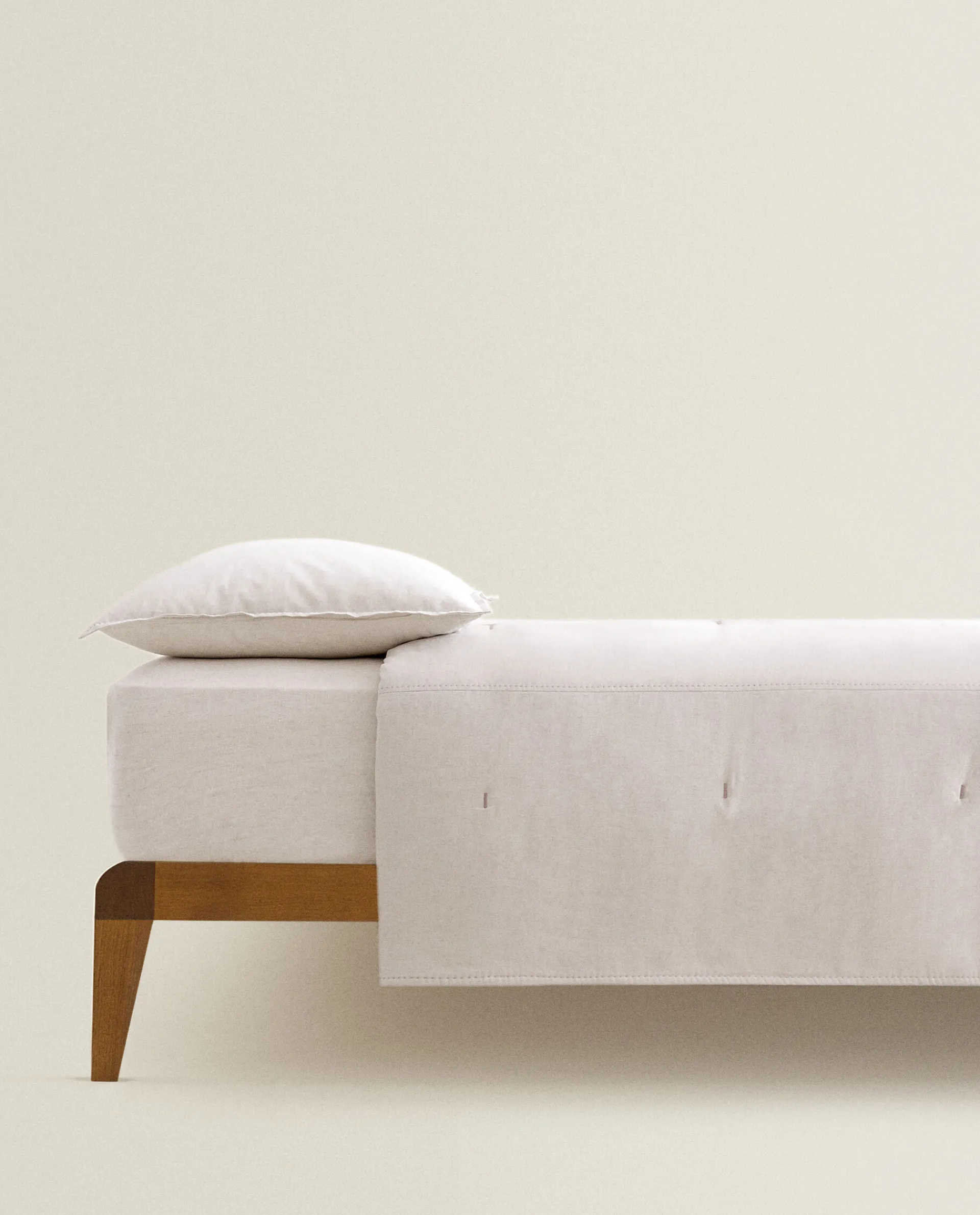 Quilts*ZARA Home Linen Cotton Quilt Natural Colour