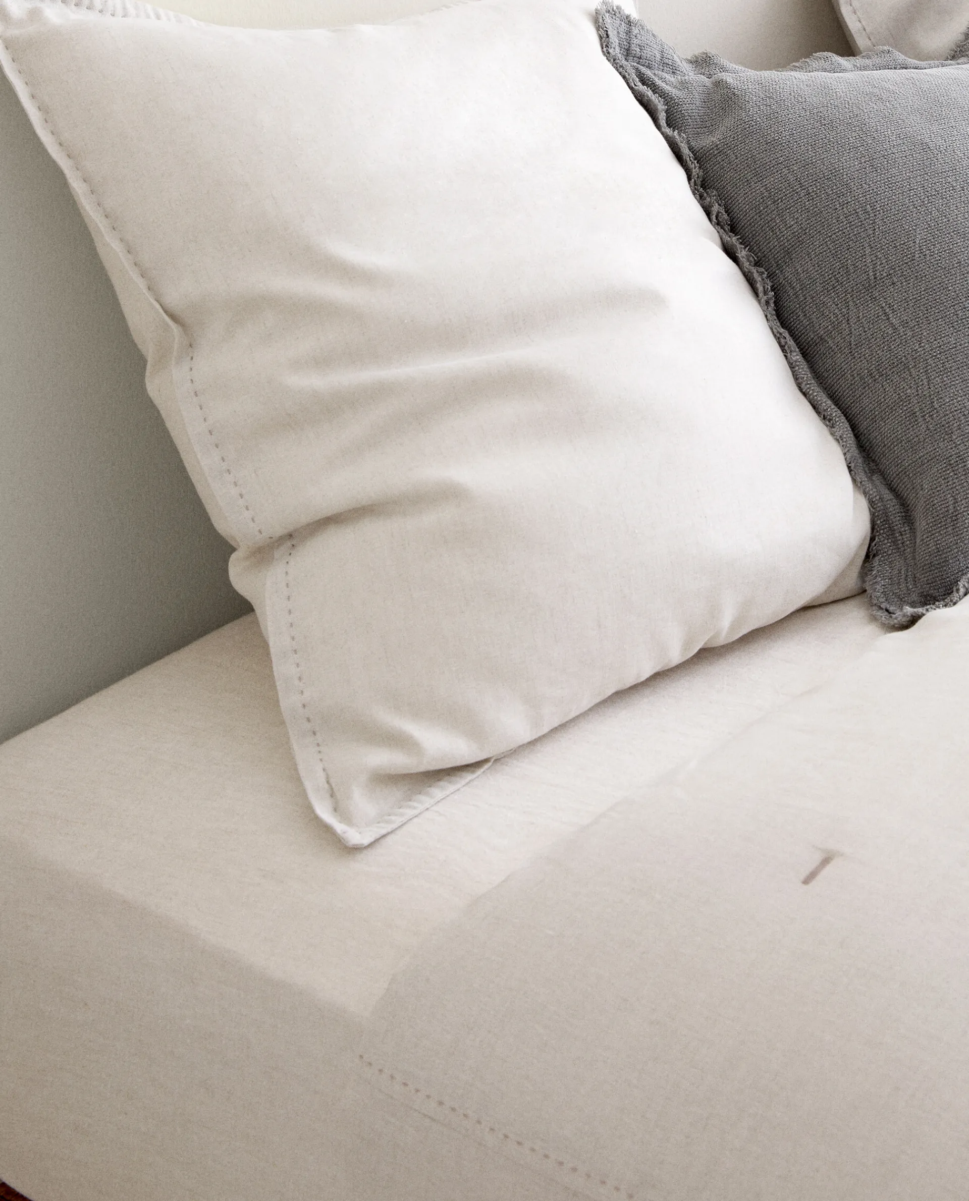 Quilts*ZARA Home Linen Cotton Quilt Natural Colour