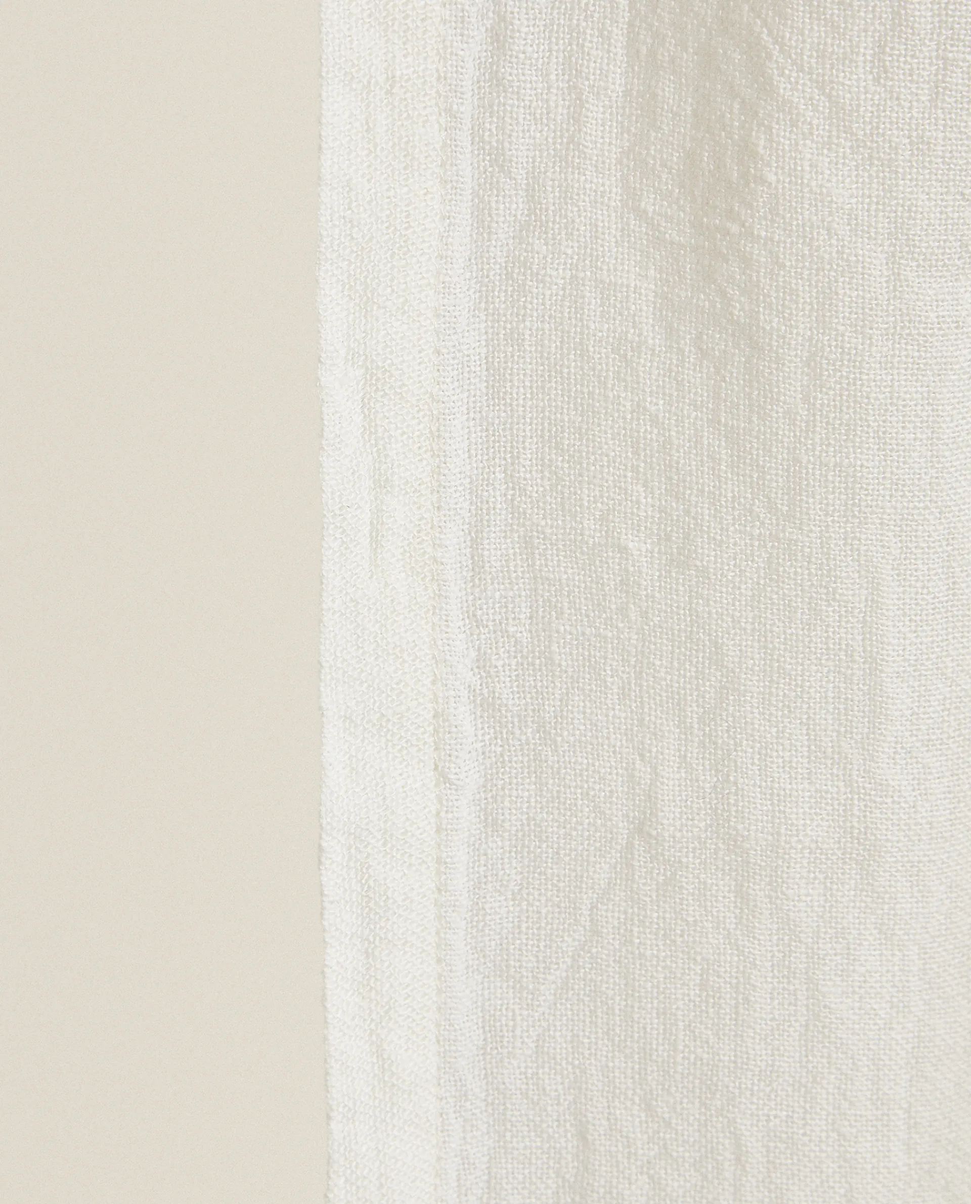 Curtains*ZARA Home Linen Curtain White