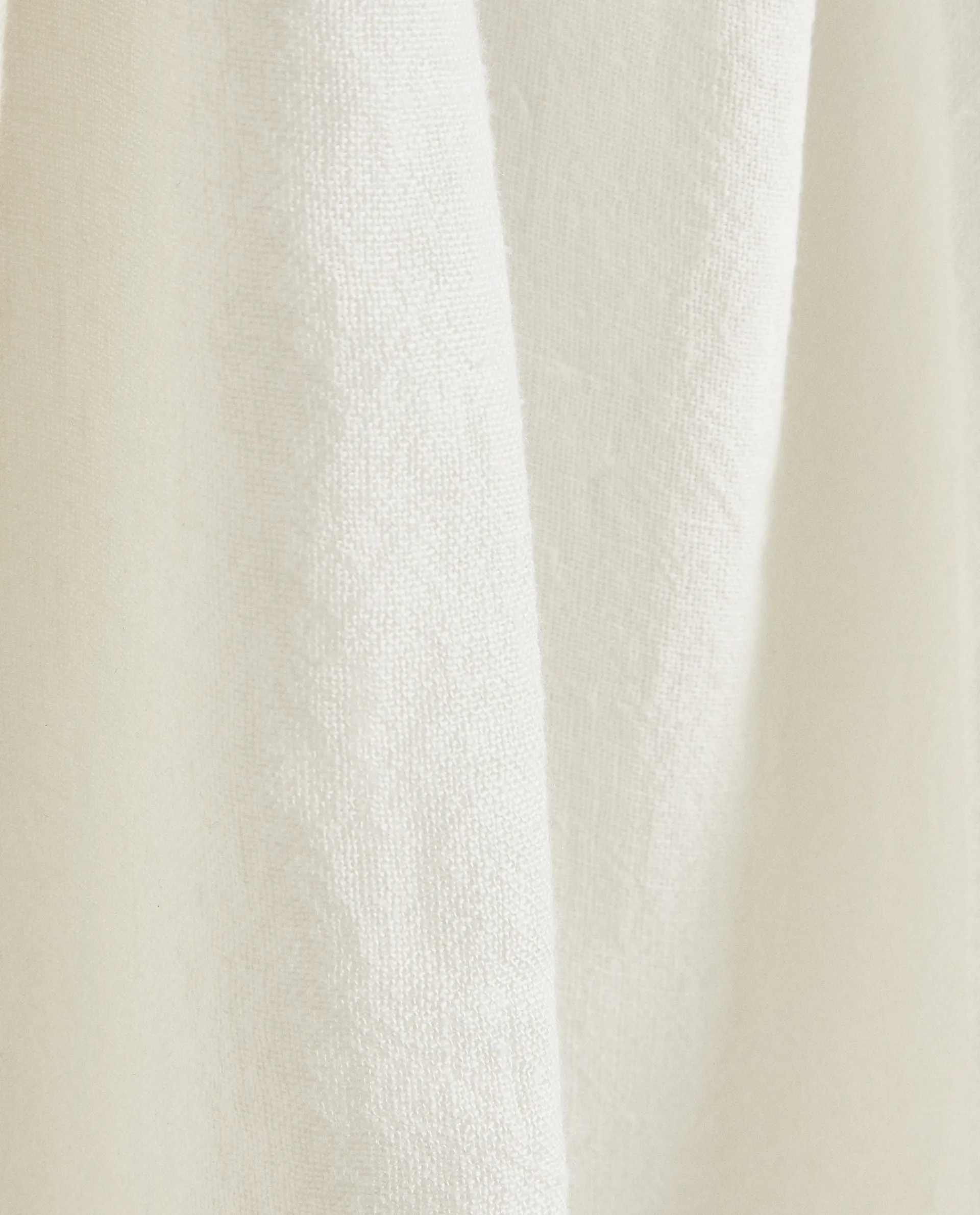 Curtains*ZARA Home Linen Curtain White