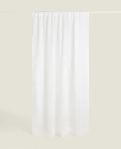 Curtains*ZARA Home Linen Curtain Oyster White