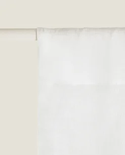 Curtains*ZARA Home Linen Curtain Oyster White