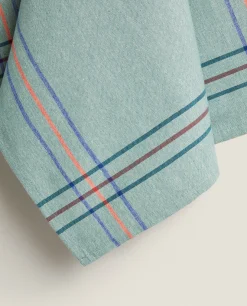 Kitchen Towels, Aprons And Bags*ZARA Home Linen Kitchen Towel (Pack Of 2) Green