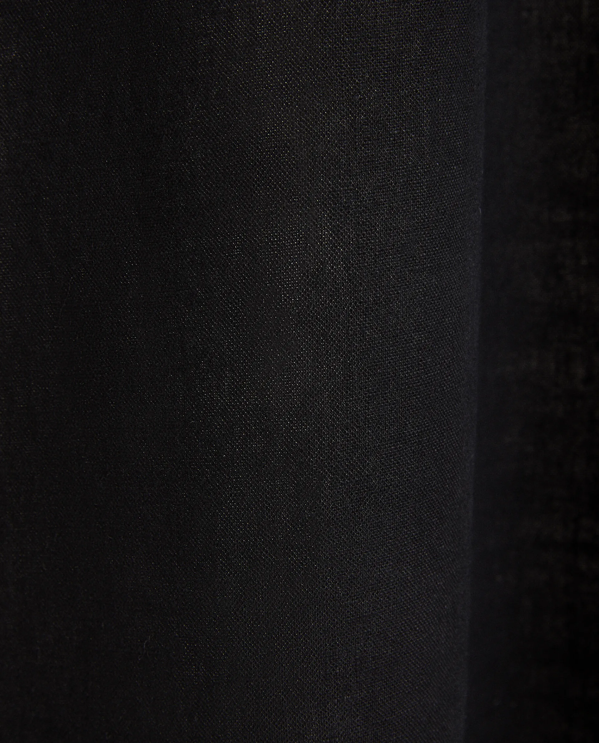 Curtains*ZARA Home Linen Overlock Curtain Black