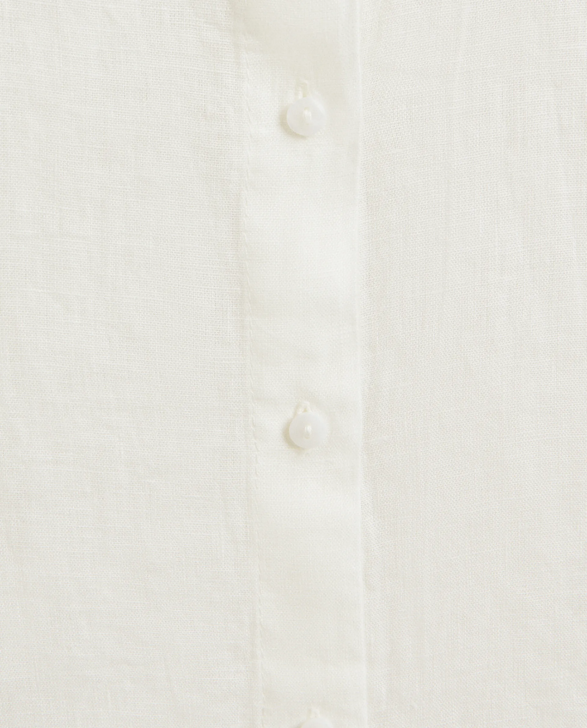 Pajamas*ZARA Home Linen Shirt Cream