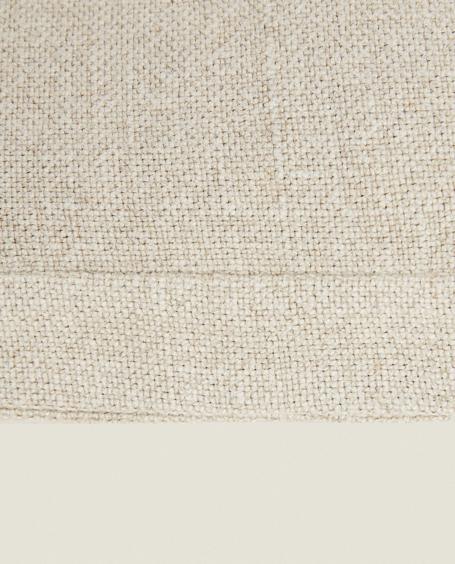 Solid*ZARA Home Linen Throw Pillow Cover Tan