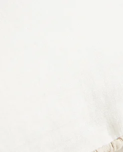 Solid*ZARA Home Linen Throw Pillow Cover Cream