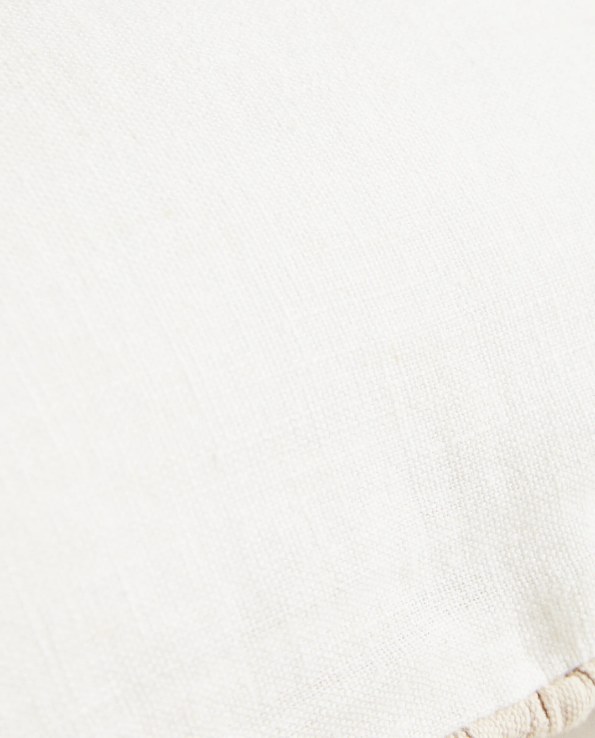 Solid*ZARA Home Linen Throw Pillow Cover Cream