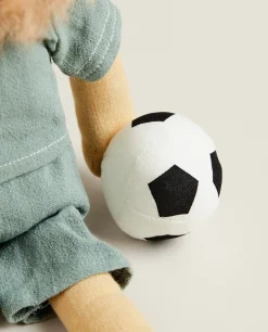 Playing*ZARA Home Lion Soccer Plush Toy Yellow
