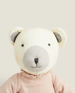 Playing*ZARA Home Little Bear Ballet Plush Toy White