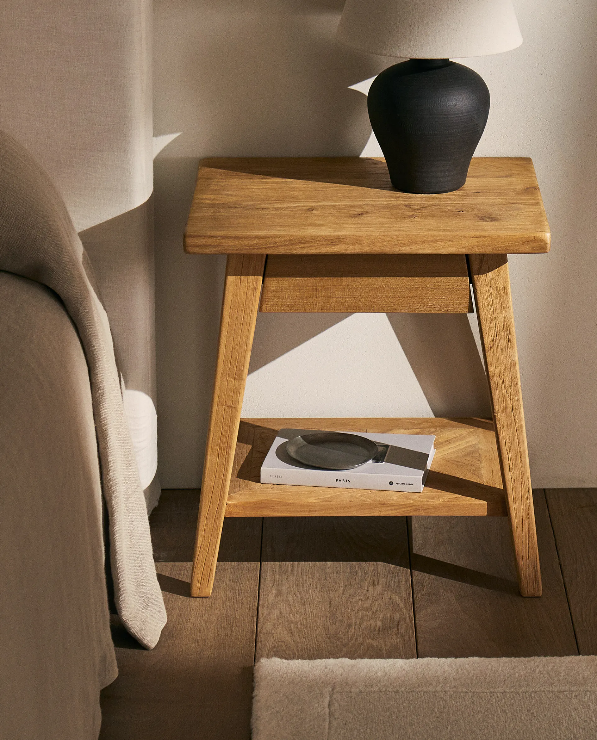 Bedside/Occasional Tables*ZARA Home Little Wooden Table Natural Colour
