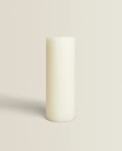 Candles*ZARA Home Long Cylinder Candle White
