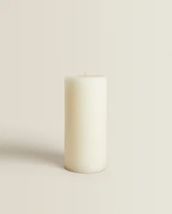 Candles*ZARA Home Long Cylinder Candle White