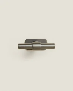 Door Knobs*ZARA Home Long Metal Door Knob (Pack Of 2) Grey