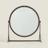 Mirrors*ZARA Home Magnifier Vanity Mirror With Structure Black