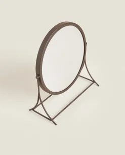 Mirrors*ZARA Home Magnifier Vanity Mirror With Structure Black