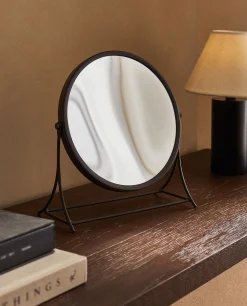 Mirrors*ZARA Home Magnifier Vanity Mirror With Structure Black