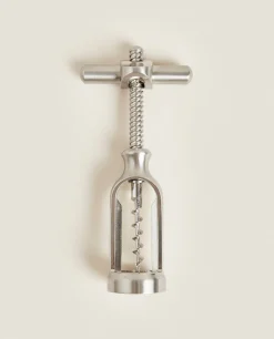 Wine & Cheese Collection*ZARA Home Manual Corkscrew With Screw Handle Steel
