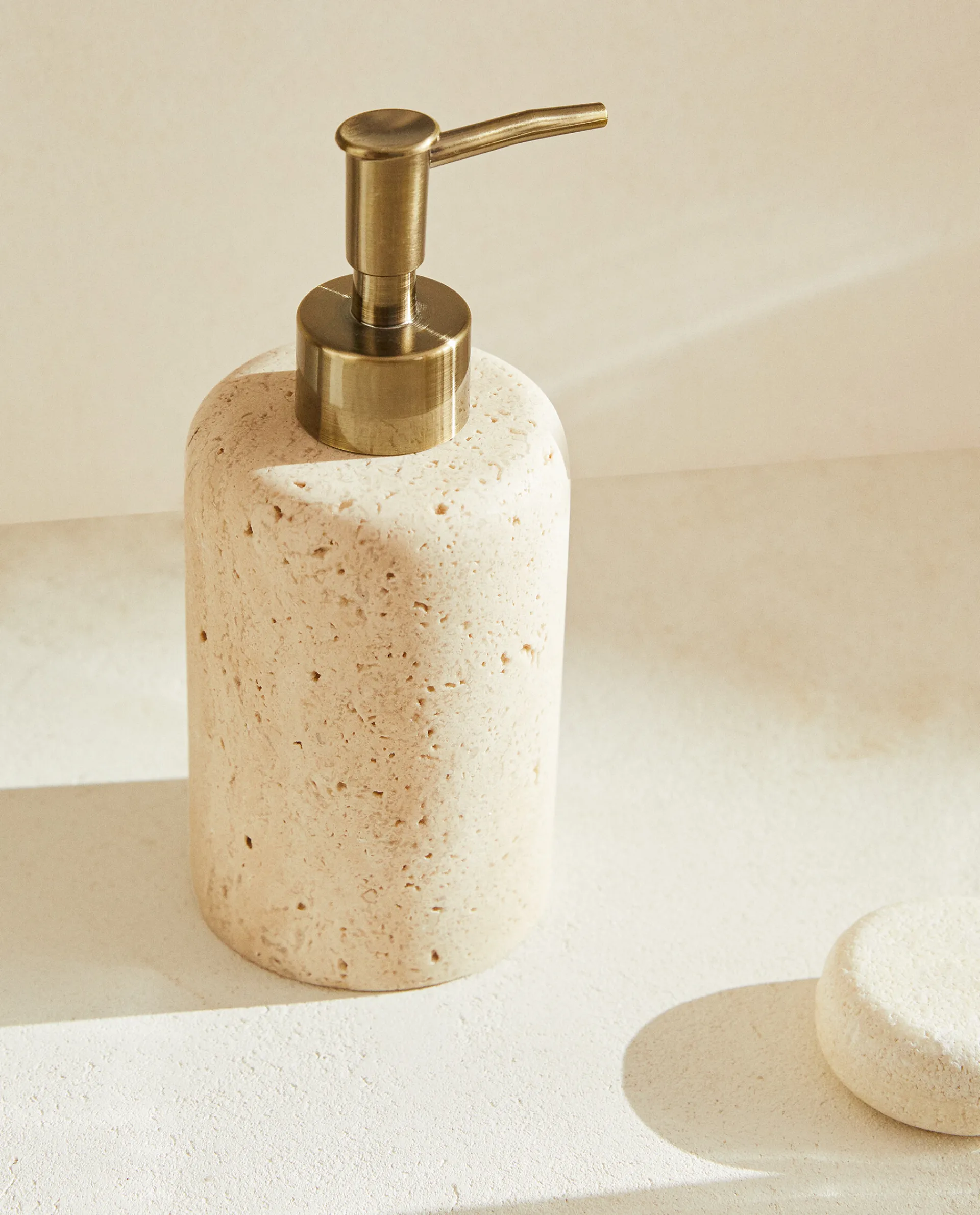 Dispensers*ZARA Home Marble Dispenser Beige