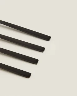 Cutlery*ZARA Home Matte Brunch Forks (Pack Of 4) Black