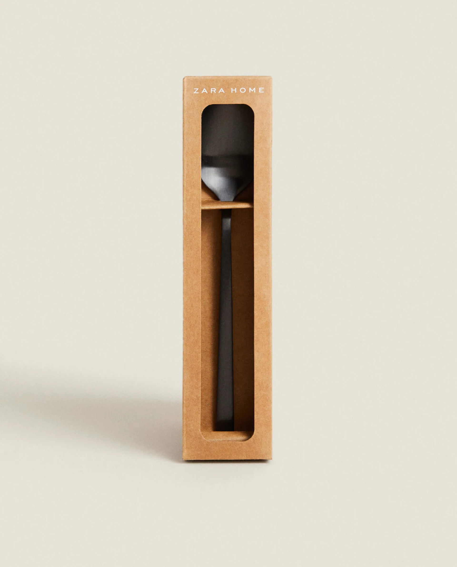 Cutlery*ZARA Home Matte Spoons (Pack Of 4) Black