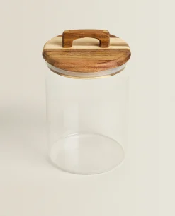 Borosilicate Glass*ZARA Home Medium Wide Jar Natural Colour