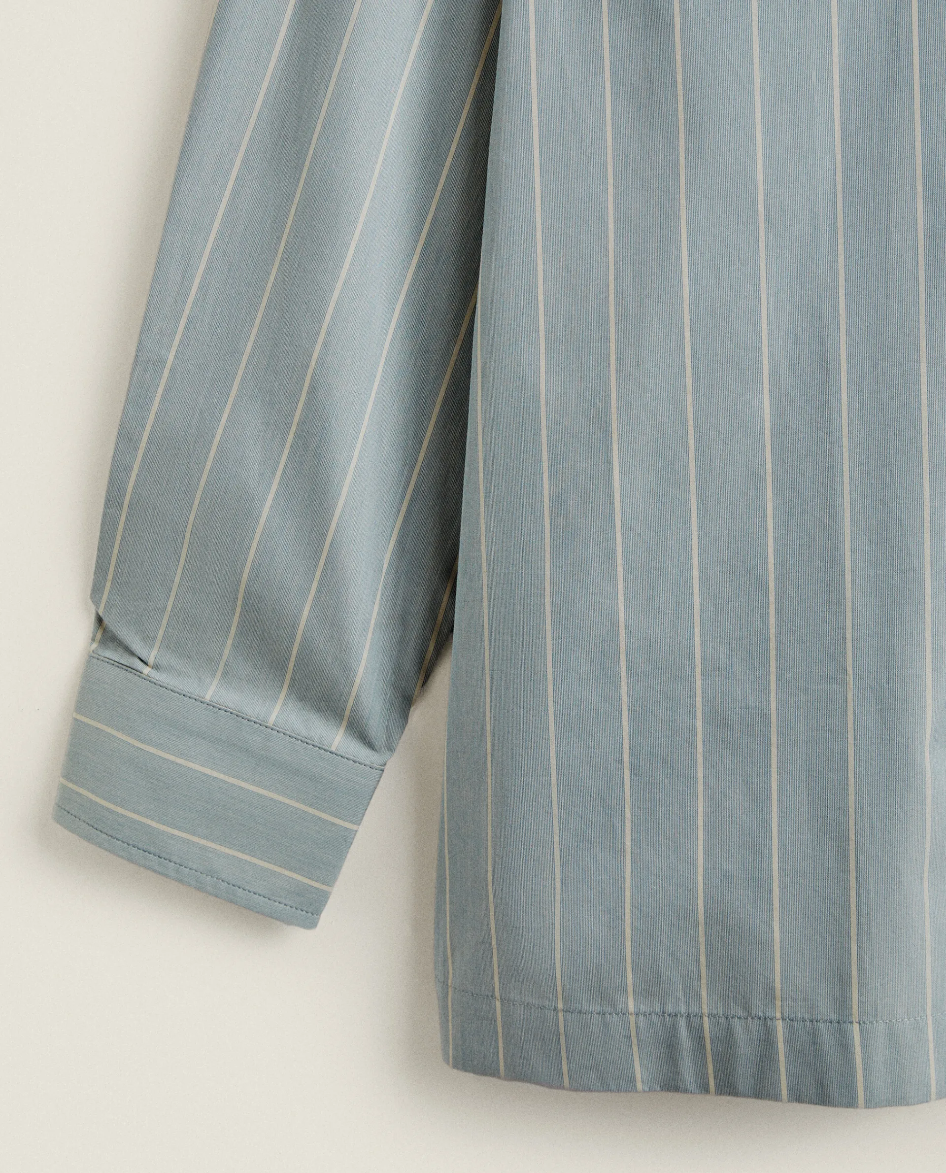 Man*ZARA Home Men'S Striped Shirt Green