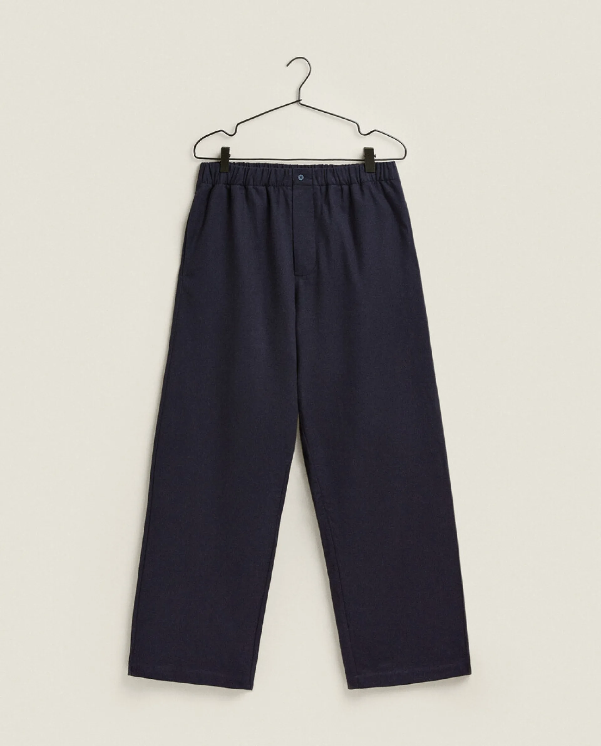 Man*ZARA Home Men'S Twill Pants Navy