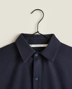 Man*ZARA Home Men'S Twill Shirt Navy
