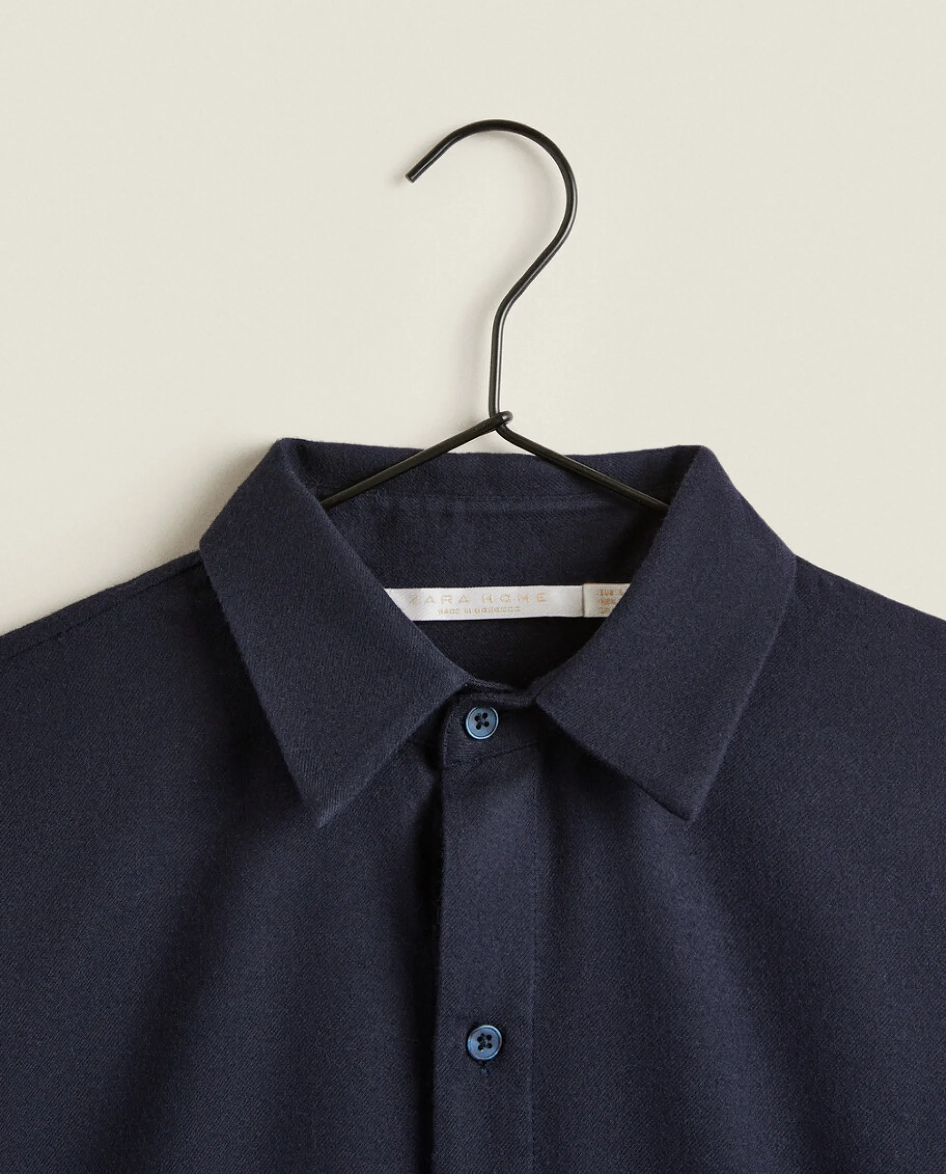 Man*ZARA Home Men'S Twill Shirt Navy