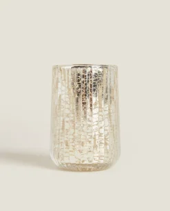 Glasses*ZARA Home Mercurized Glass Tumbler Golden