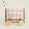 Storage*ZARA Home Metal Cart With Wheels Brown