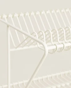 Cleaning*ZARA Home Metal Dish Rack With Tray Cream