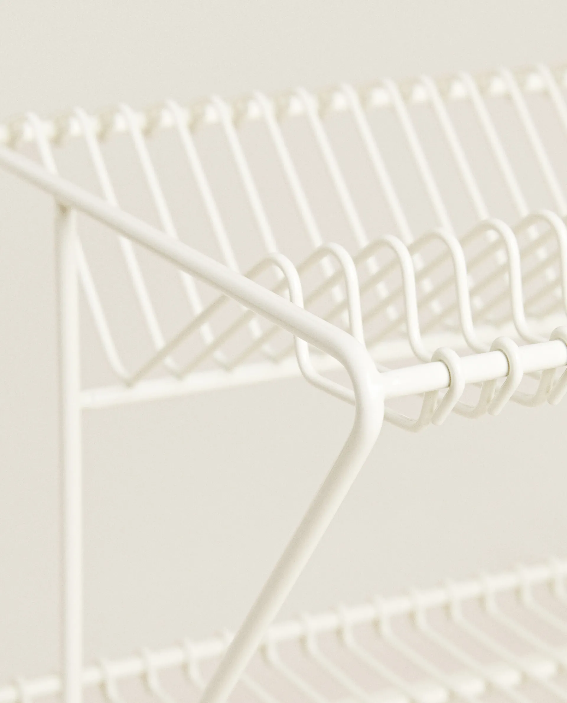 Cleaning*ZARA Home Metal Dish Rack With Tray Cream