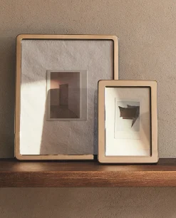 Frames And Canvases*ZARA Home Metal Frame With Rounded Edges Silver