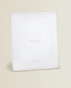 Frames And Canvases*ZARA Home Metallic Frame With Triple Mat Silver