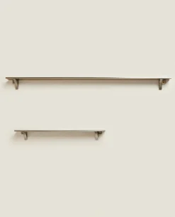 Decorative Accessories*ZARA Home Metallic Shelving Grey