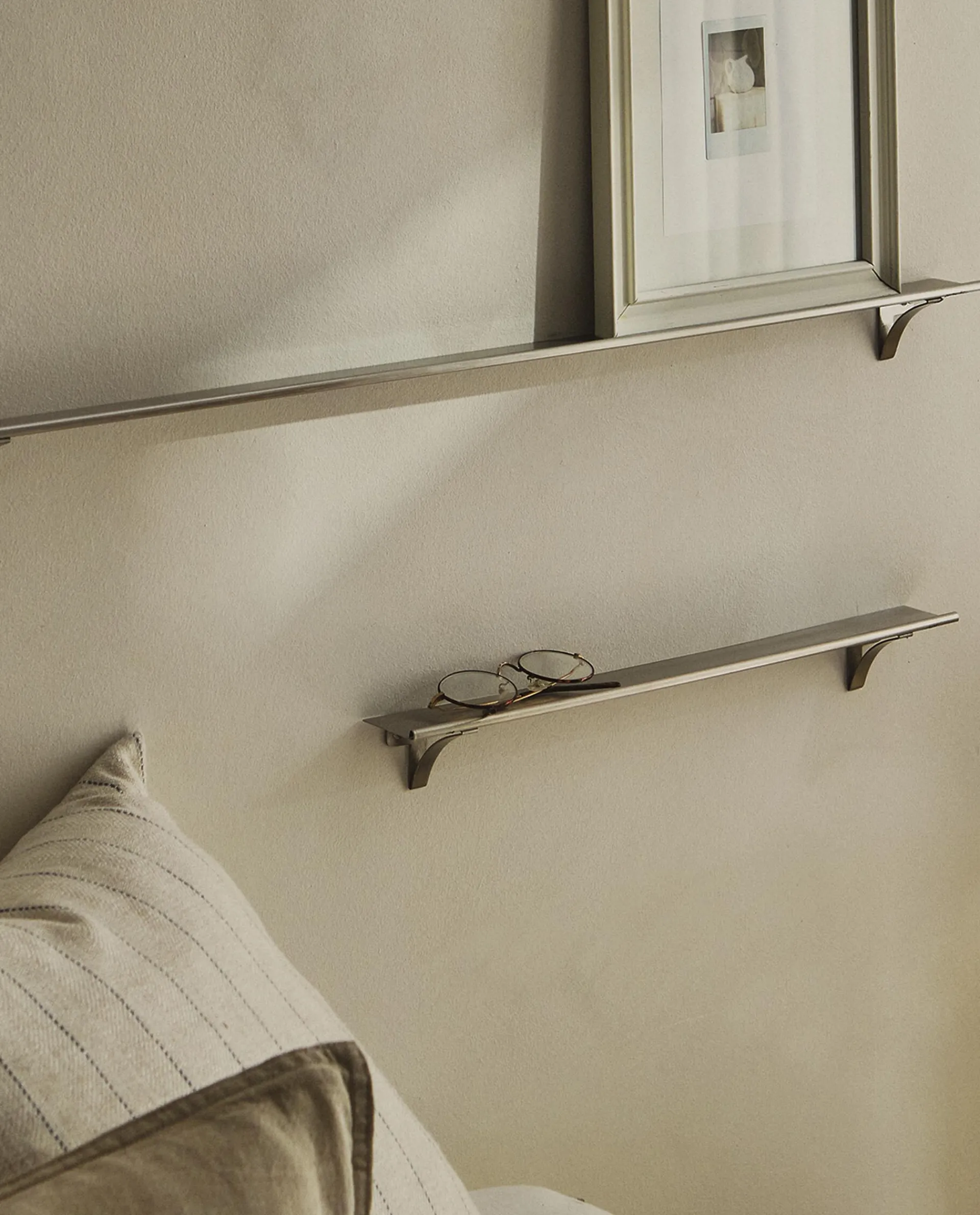 Decorative Accessories*ZARA Home Metallic Shelving Grey