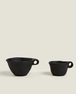 Candlesticks And Tealight Holders*ZARA Home Metallic Tealight Holder Black