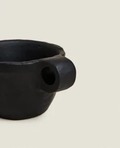 Candlesticks And Tealight Holders*ZARA Home Metallic Tealight Holder Black