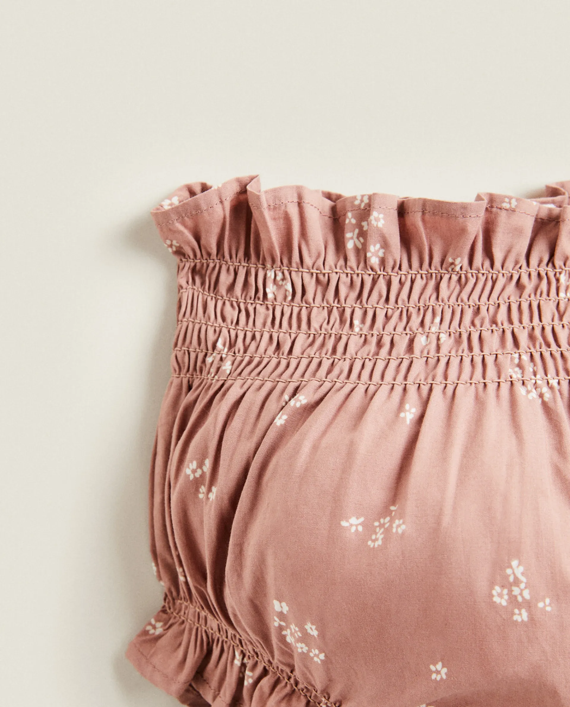 Clothing And Footwear*ZARA Home Mini Floral Print Bloomers Pink