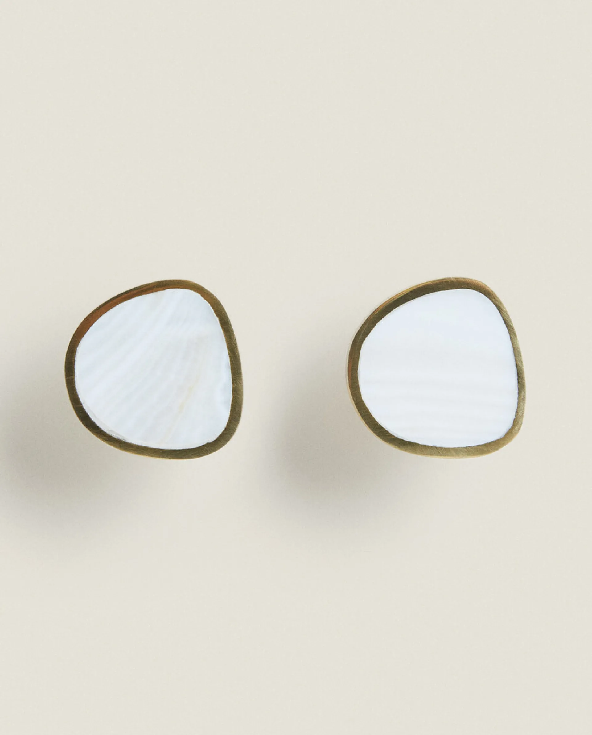 Door Knobs*ZARA Home Mother-Of-Pearl Effect Door Knob (Pack Of 2) White